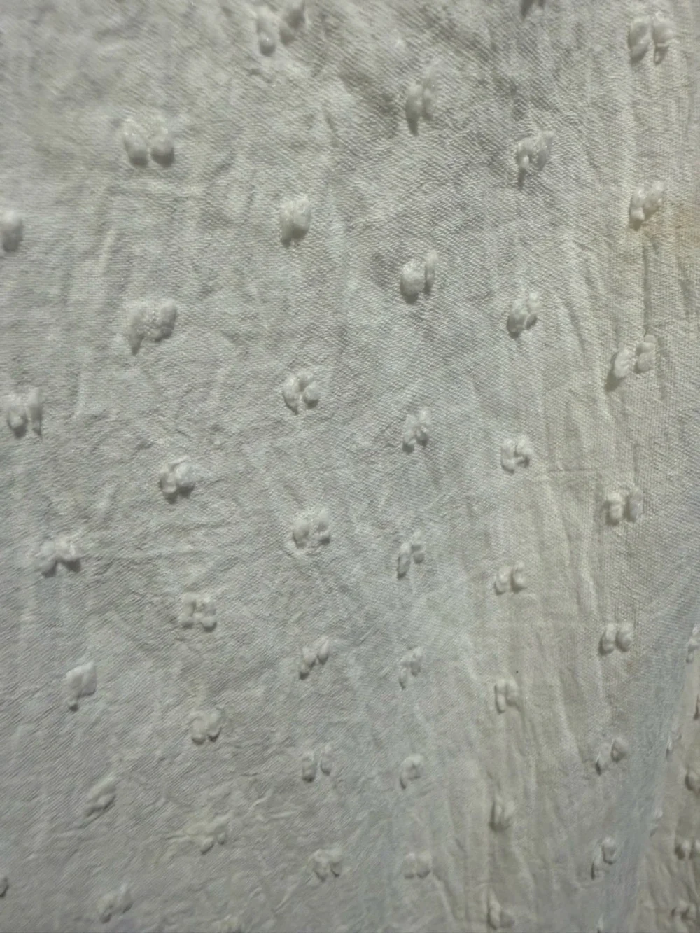 52seven White Swiss Dot Puff-Sleeve Tiered Dress - Picture 5 of 6